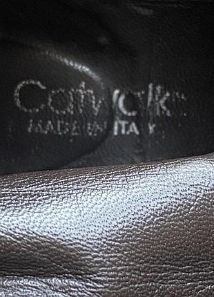 Шкіряні чоботи на підборах vero cuoio made in taly оригінал 5