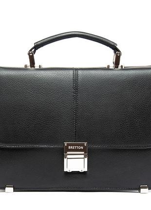 Podium сумка мужская барсетка кожа bretton 9505-8 black