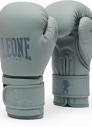 Боксерские перчатки leone gn059 striker grey 10 унций