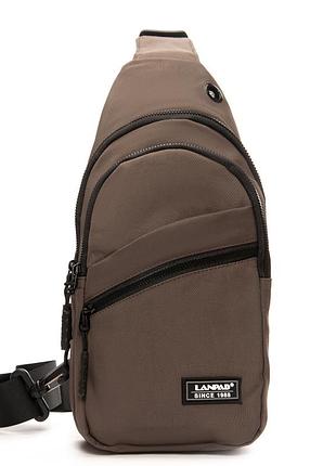 Podium сумка мужская на плечо нейлон lanpad 83045 brown бол распродажа