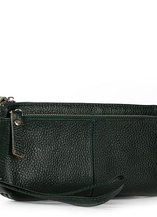Podium косметичка кожа a-00276 green
