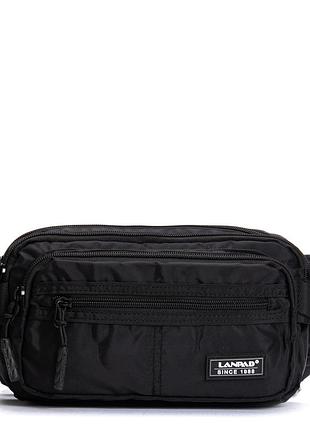 Podium сумка мужская пояс-бананка нейлон lanpad 63761 black
