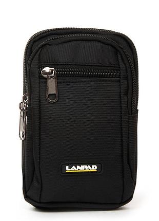 Podium сумка чоловіча планшет-пояс нейлон lanpad 6195 black