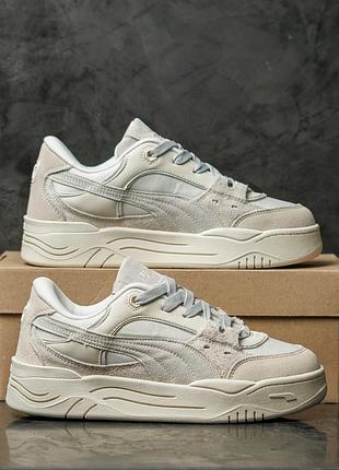 Женские кроссовки puma 180 grey white