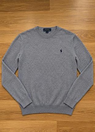 Сірий джемпер polo ralph lauren  / розмір м