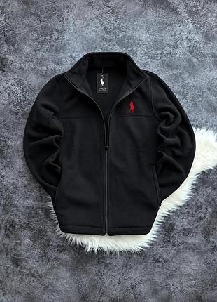 Черная флиска polo