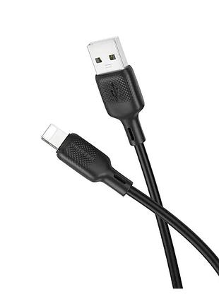 Кабель lightning silicone borofone bx113 lenny 1m. силикон 4