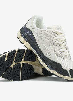 Кроссовки asics gel-nyc white smoke grey арт 5087