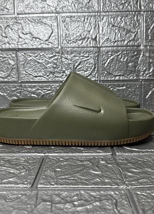 Мужские шлепанцы nike slide olive fd4116 203