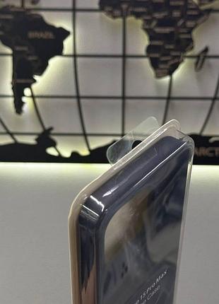 Чехол с микрофиброй silicone case для iphone 15 pro max, силиконовый чехол-накладка для айфон 15 про макс (синий) 5