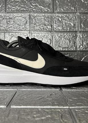 Чоловічі кросівки nike waffle one leather black dx9428-001