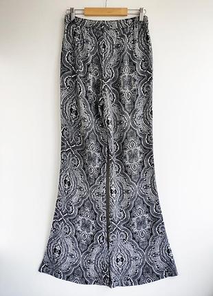 Женские легкие брюки клеш zara 6