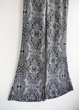 Женские легкие брюки клеш zara 8