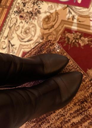 Сапоги високі шкіряні 2
