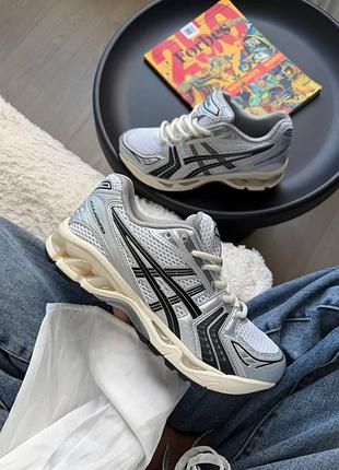 Кроссовки asics gel-kayano 14 jjjound silver black арт 5006