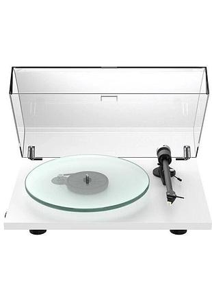 Програвач вінілу pro-ject t2 satin white з картриджем rainier