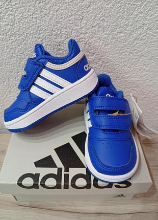 Оригинальные детские кроссовки adidas hoops 3.0 в размере 19, 20 ( unisex )