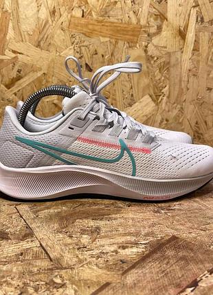 Чоловічі кросівки nike air zoom pegasus 38 white/grey cw7358-105