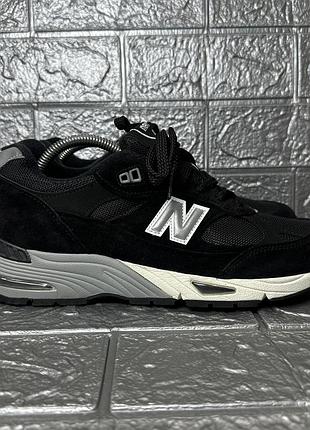 Мужские кроссовки new balance made in uk 991v1 black m991eks