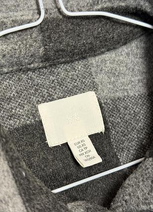 Тепла сорочка у клітинку h&m 7