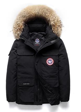 Куртка пуховик чоловічий зимовий натуральний "down jacket" до -25 с