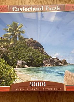 Пазл castorland «сейшелы» 3000 деталей, новый в плёнке