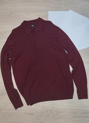 Чоловічий джемпер-поло uniqlo. розмір l.