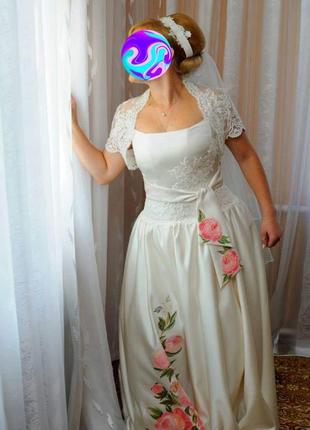 Дизайнерська весільна сукня3 фото