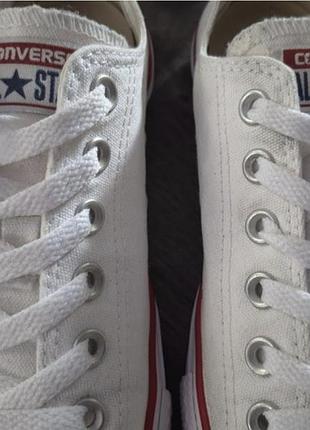 Белые кеды converse конверсы размер 38 6