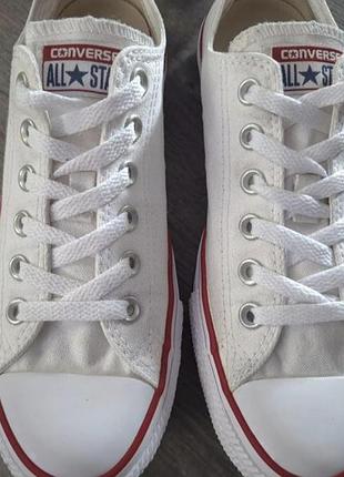 Белые кеды converse конверсы размер 38 2
