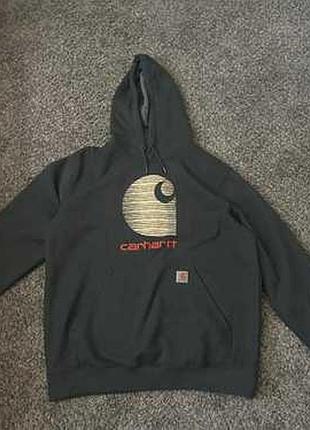 Худи от carhartt большое лого
