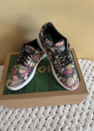 Легкі літні кросівки vans iso 1.5 (digi aloha / lime in the coconut) — розмір 38-38,5
