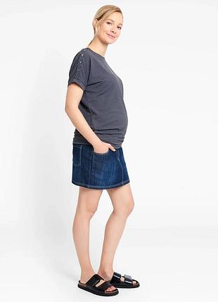 Джинсова спідниця h&m mama р.44 2