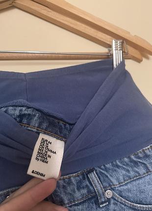 Джинсова спідниця h&m mama р.44 7