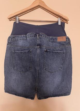 Джинсова спідниця h&m mama р.44 5