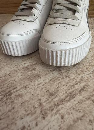 Базові білі кеди puma 3