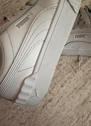 Базові білі кеди puma 5