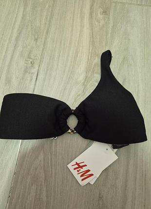 Купальный лиф черный h&amp;m маленький размер