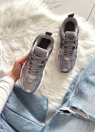 Nike v2k runtekk metallic grey 7