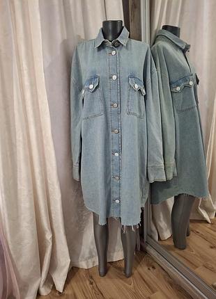 Удлинённая рубашка 👕 жакет 2