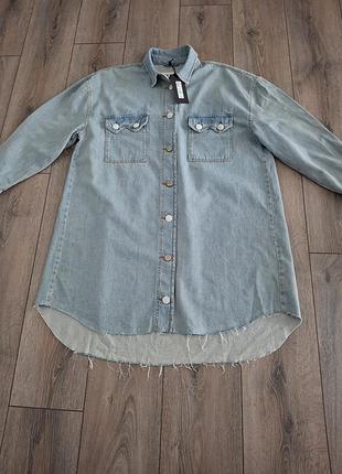 Удлинённая рубашка 👕 жакет 5
