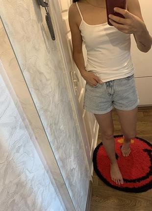 Майка белая женская l-xl 2