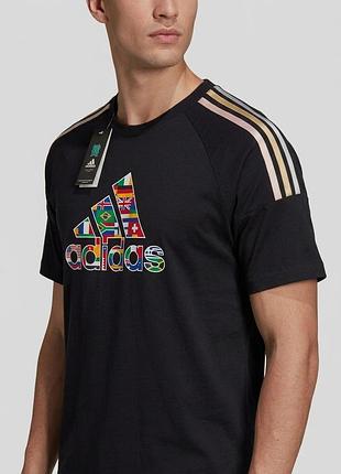 Мужская футболка adidas international / flags (новая, с бирками)