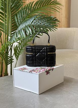 Сумочка caro mini vanity case black/gold🔥 2