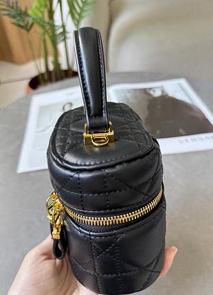 Сумочка caro mini vanity case black/gold🔥 6