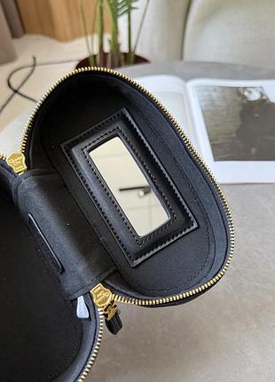 Сумочка caro mini vanity case black/gold🔥 7