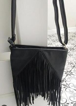 Стильная с бахромой сумка 👜