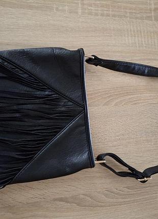 Стильная с бахромой сумка 👜 2