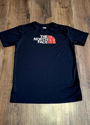 Чоловіча унікальна спортивна футболка the north face з великим лого оригінал