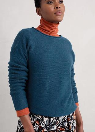 Шерстяной вязаный свитер seasalt cornwall fruity jumper ii кофта джемпер свитшот
